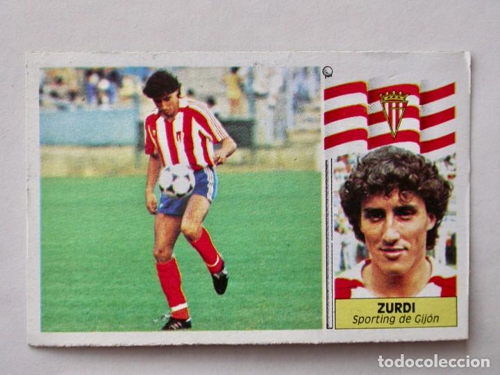 Cromos de f&uacute;tbol: ZURDI DEL SPORTING DE EDICIONES ESTE 86-87, DESPEGADO - Foto 1