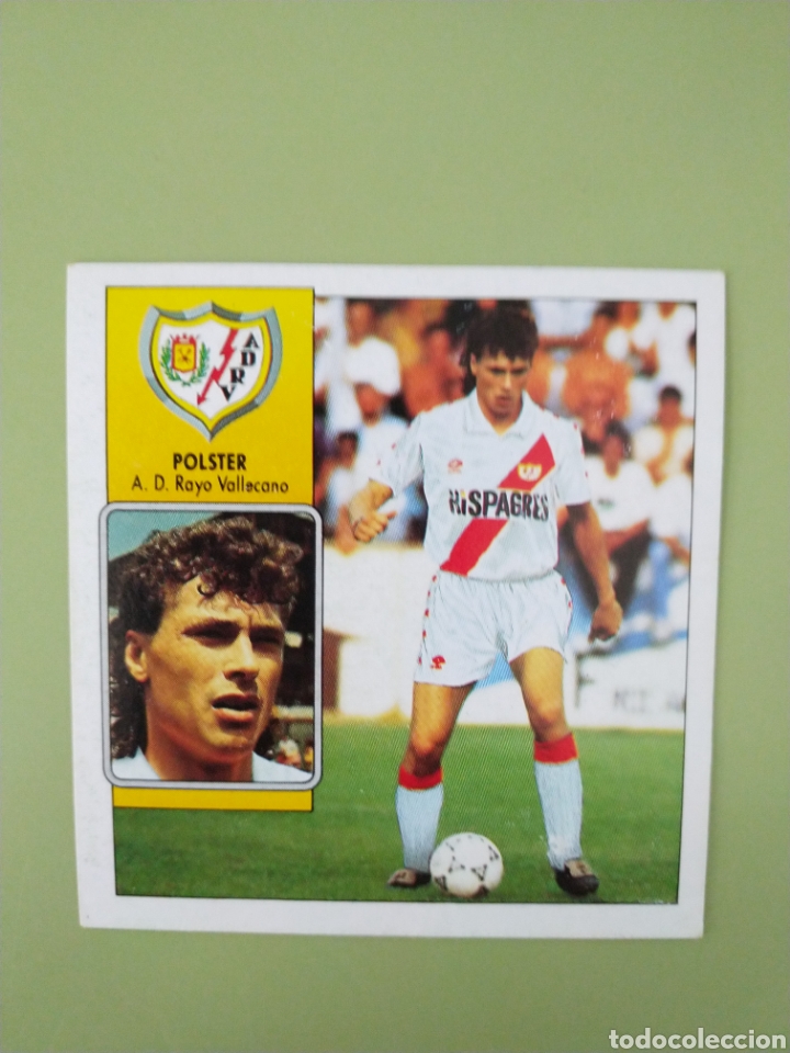 Cromos de F&uacute;tbol: Cromo coloca Polster liga Este 92 93 1992 1993 Despegado