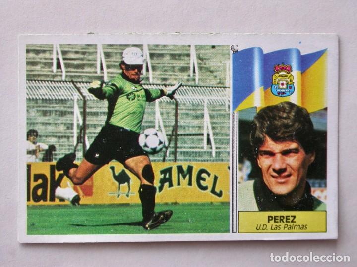 Cromos de f&uacute;tbol: P&Eacute;REZ DE LAS PALMAS DE EDICIONES ESTE 86-87, DESPEGADO - Foto 1