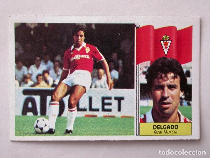 Cromos de f&uacute;tbol: DELGADO DEL MURCIA DE EDICIONES ESTE 86-87, DESPEGADO - Foto 1