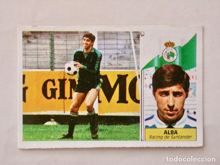 Cromos de f&uacute;tbol: ALBA DEL RACING DE EDICIONES ESTE 86-87, DESPEGADO - Foto 1