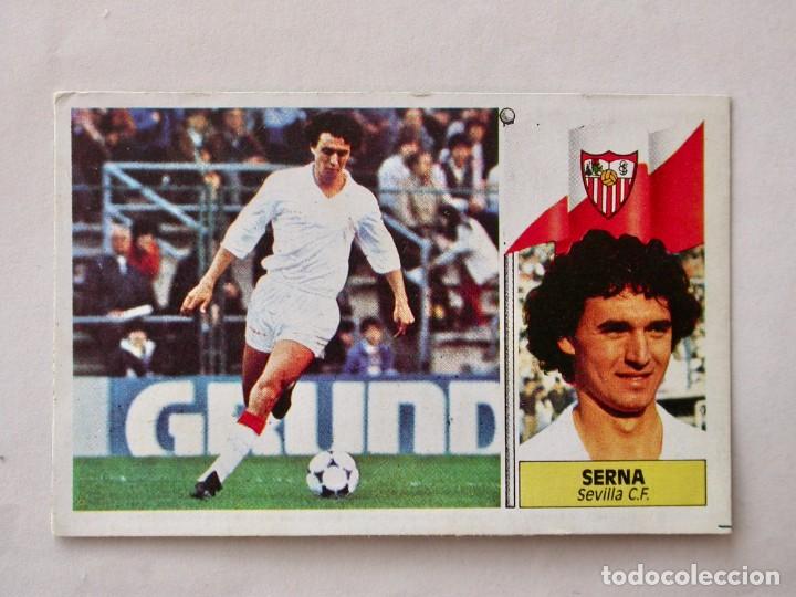 Cromos de f&uacute;tbol: SERNA DEL SEVILLA DE EDICIONES ESTE 86-87, DESPEGADO - Foto 1