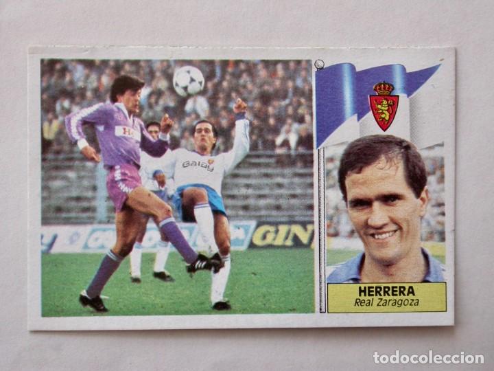 Cromos de f&uacute;tbol: HERRERA DEL ZARAGOZA DE EDICIONES ESTE 86-87, DESPEGADO - Foto 1