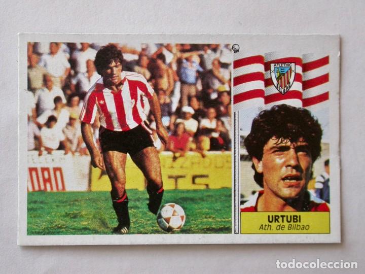 Cromos de f&uacute;tbol: URTUBI DEL ATH. BILBAO DE EDICIONES ESTE 86-87, DESPEGADO (C) - Foto 1