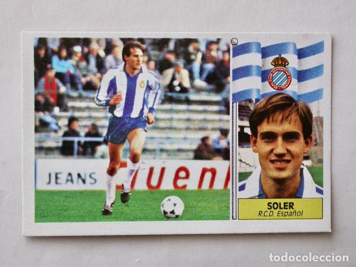Cromos de f&uacute;tbol: SOLER DEL ESPA&Ntilde;OL DE EDICIONES ESTE 86-87, DESPEGADO (C) - Foto 1