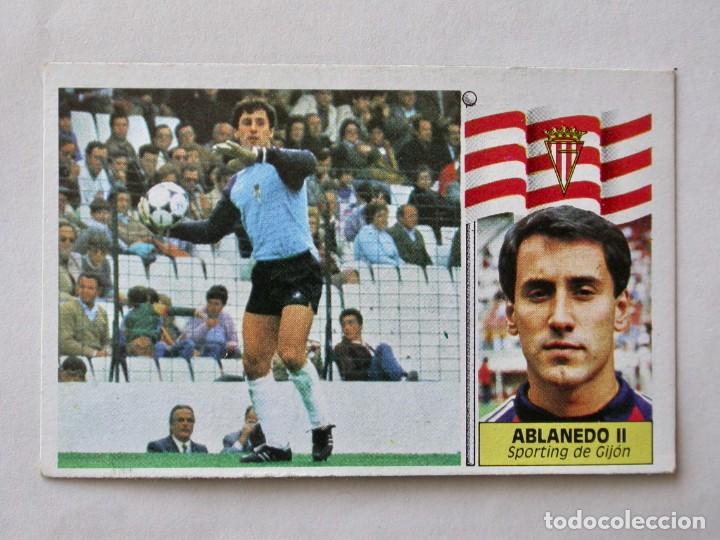 Cromos de f&uacute;tbol: ABLANEDO II DEL SPORTING DE EDICIONES ESTE 86-87, DESPEGADO (C) - Foto 1