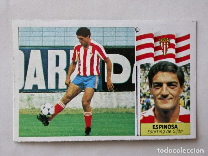 Cromos de f&uacute;tbol: ESPINOSA DEL SPORTING DE EDICIONES ESTE 86-87, DESPEGADO (C) - Foto 1