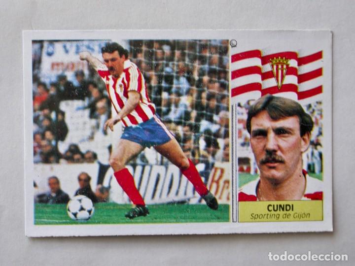 Cromos de f&uacute;tbol: CUNDI DEL SPORTING DE EDICIONES ESTE 86-87, DESPEGADO (C) - Foto 1
