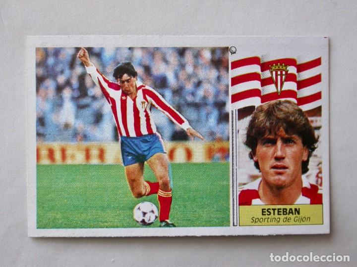 Cromos de f&uacute;tbol: ESTEBAN DEL SPORTING DE EDICIONES ESTE 86-87, DESPEGADO (C) - Foto 1