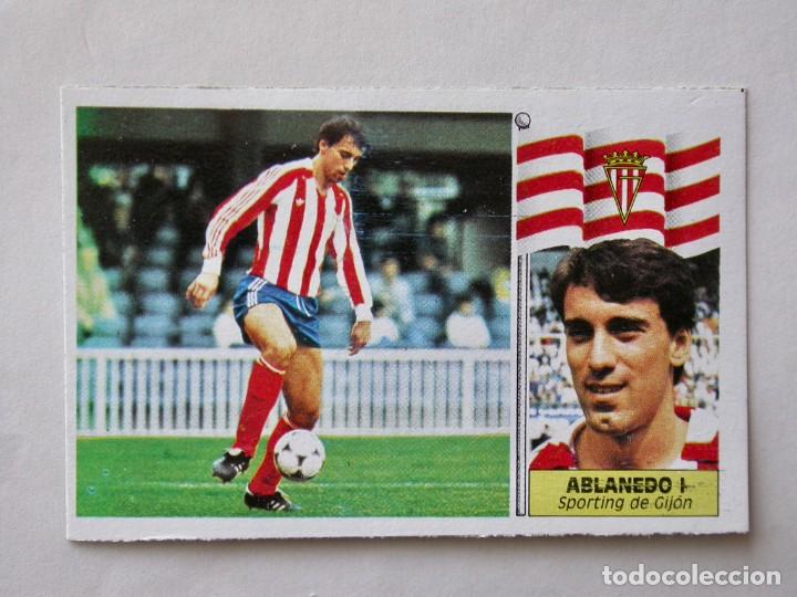 Cromos de f&uacute;tbol: ABLANEDO I DEL SPORTING DE EDICIONES ESTE 86-87, DESPEGADO (C) - Foto 1