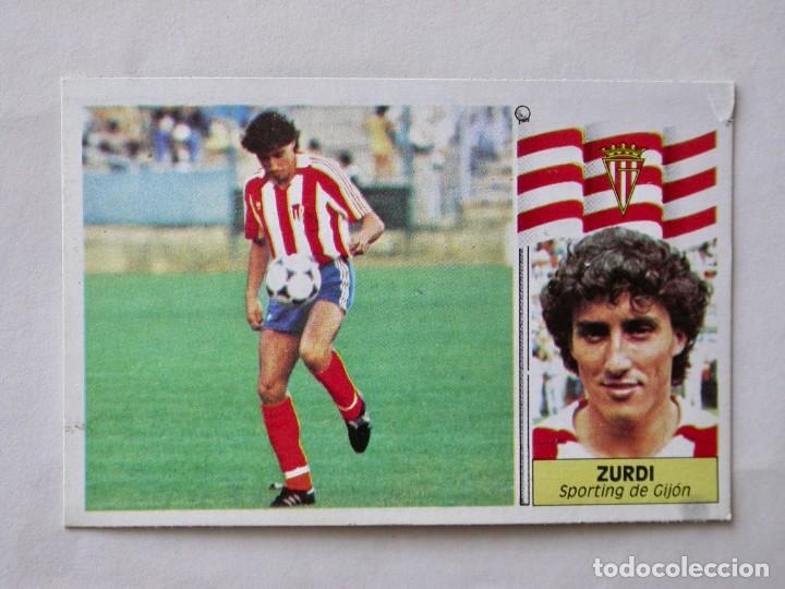 Cromos de f&uacute;tbol: ZURDI DEL SPORTING DE EDICIONES ESTE 86-87, DESPEGADO (C) - Foto 1