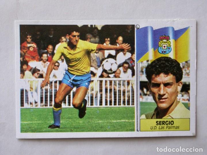 Cromos de f&uacute;tbol: SERGIO DE LAS PALMAS DE EDICIONES ESTE 86-87, DESPEGADO (C) - Foto 1