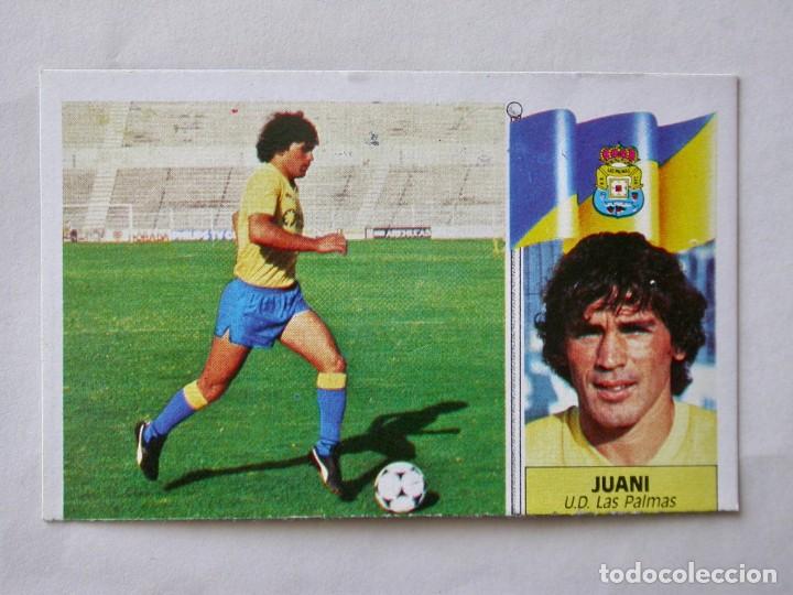 Cromos de f&uacute;tbol: JUANI DE LAS PALMAS DE EDICIONES ESTE 86-87, DESPEGADO (C) - Foto 1