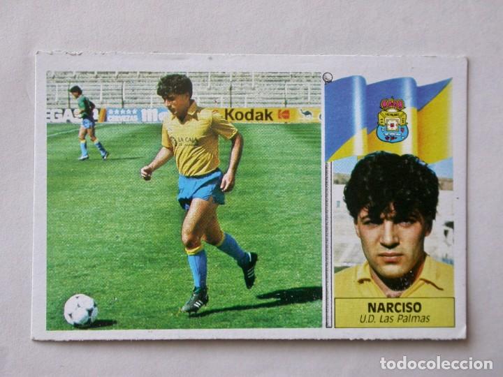 Cromos de f&uacute;tbol: NARCISO DE LAS PALMAS DE EDICIONES ESTE 86-87, DESPEGADO (C) - Foto 1