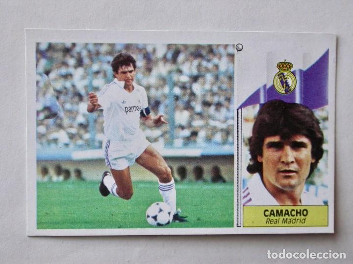 Cromos de f&uacute;tbol: CAMACHO DEL R. MADRID DE EDICIONES ESTE 86-87, DESPEGADO (C) - Foto 1