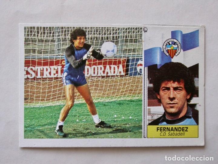 Cromos de f&uacute;tbol: FERN&Aacute;NDEZ DEL SABADELL DE EDICIONES ESTE 86-87, DESPEGADO (C) - Foto 1