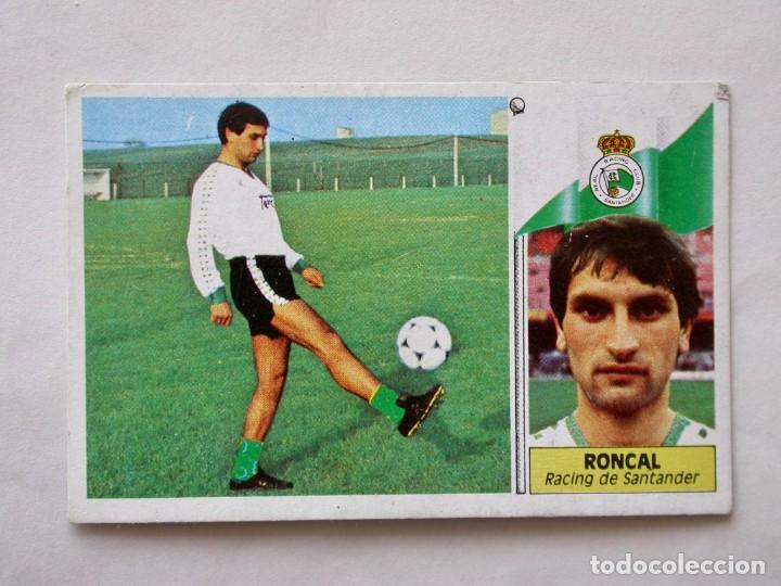 Cromos de f&uacute;tbol: RONCAL DEL RACING DE EDICIONES ESTE 86-87, NUNCA PEGADO (C) - Foto 1
