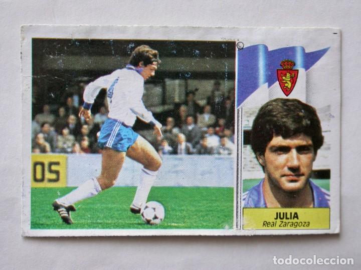 Cromos de f&uacute;tbol: JULI&Agrave; DEL ZARAGOZA DE EDICIONES ESTE 86-87, DESPEGADO (C) - Foto 1