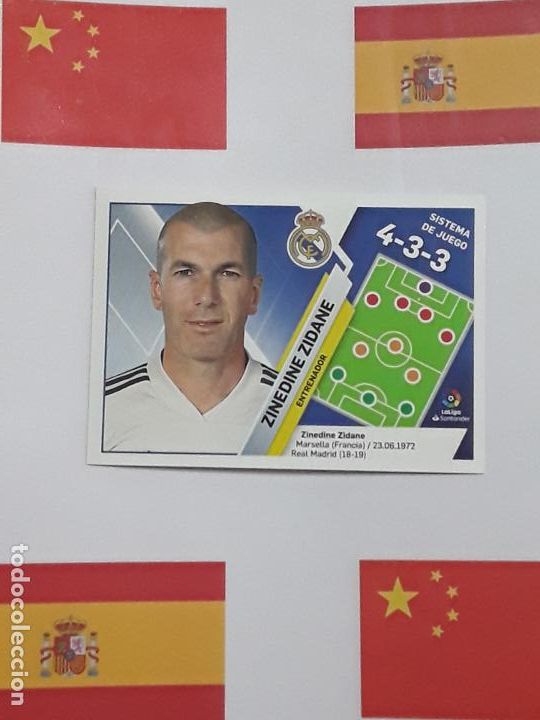 Cromos de f&uacute;tbol: LE LIGA ESTE 2019 2020 SANTANDER 19 20 CROMO PANINI FUTBOL N 26 ESCUDOS ENTRENADORES REAL MADRID