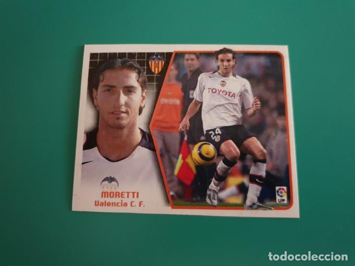 Cromos de f&uacute;tbol: MORETTI - VALENCIA - EDICIONES ESTE 2005-06 - 05/06 - Foto 1