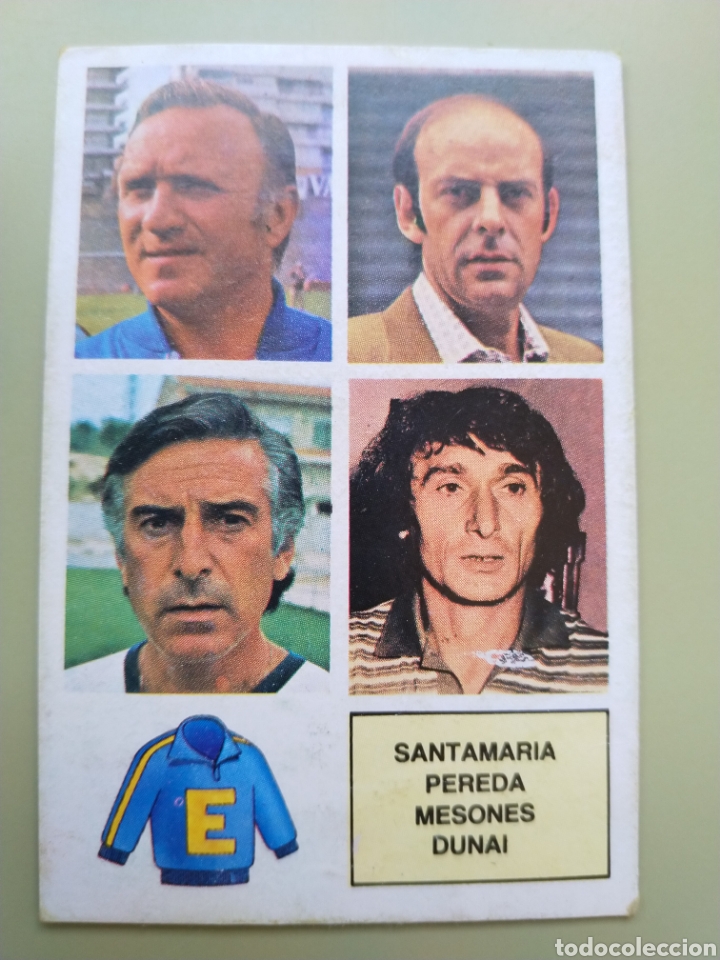 Football Stickers: Cromo entrenadores liga Este 82 83 1982 1983 Despegado
