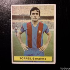 Cromos de Fútbol: TORRES. FC BARCELONA. ED FINI MA. LIGA 1975-1976. SIN PEGAR. VER FOTOS DE FRONTAL Y TRASERA