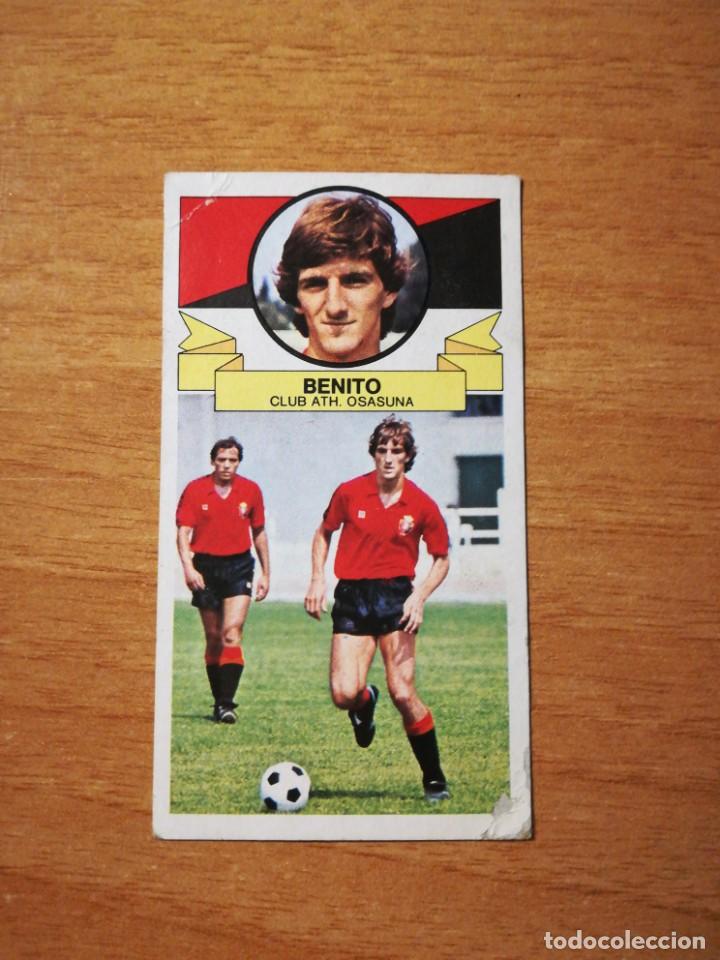 Cromos de f&uacute;tbol: BENITO. Osasuna. ESTE 85.86.. ERROR - Foto 1