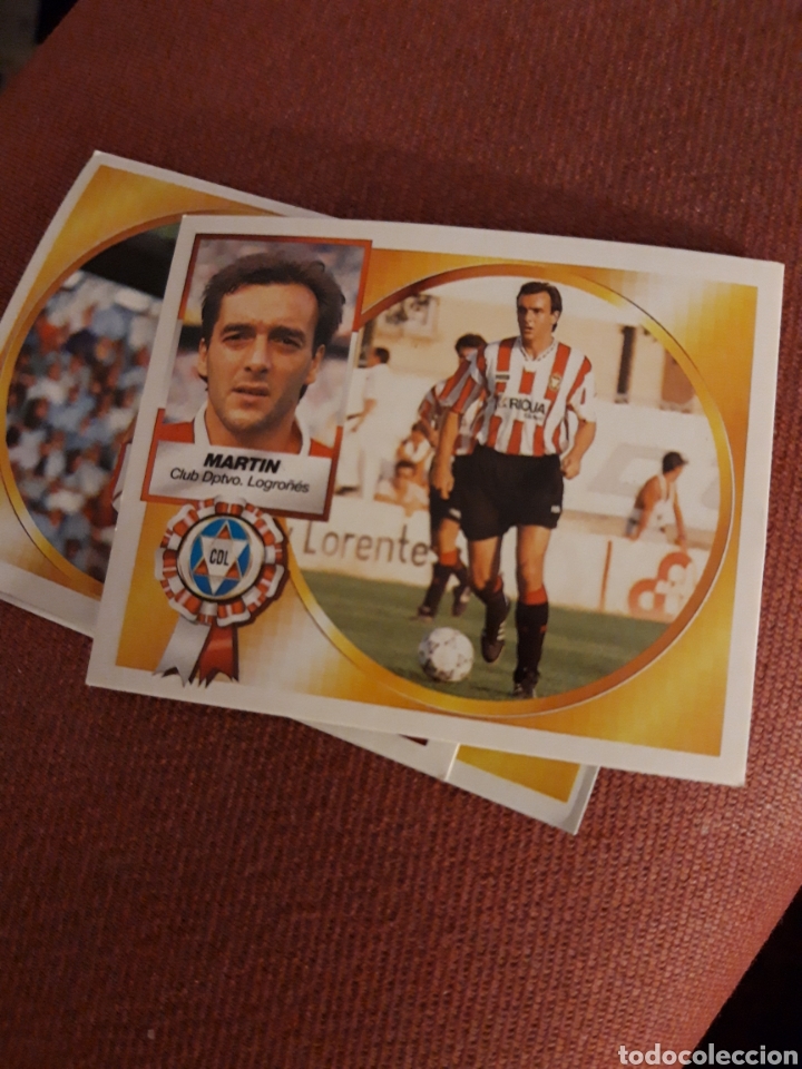 Cromos de f&uacute;tbol: 95 1994 1995 sin pegar Logro&ntilde;&eacute;s Mart&iacute;n - Foto 1