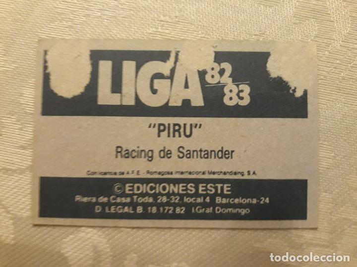 Cromos de f&uacute;tbol: PIRU RACING DE EDICIONES ESTE 82-83 - Foto 2