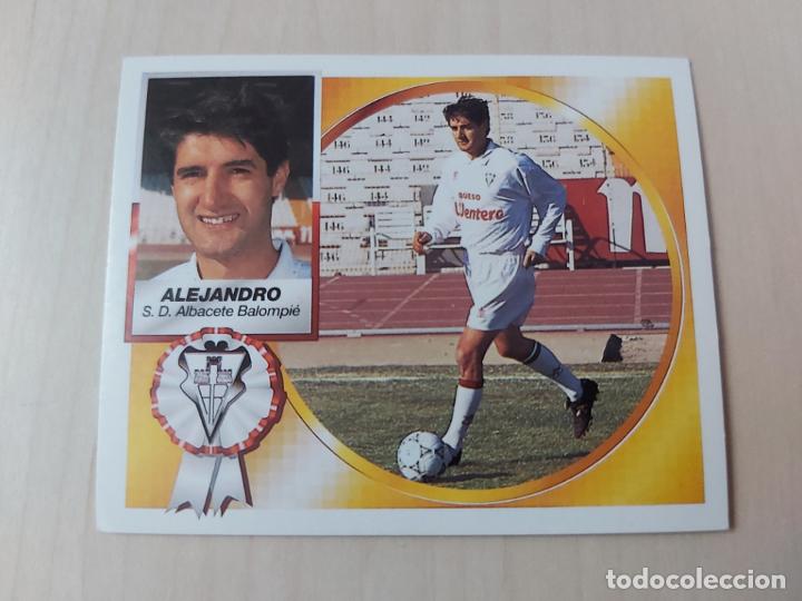 Cromos de f&uacute;tbol: ALEJANDRO - ESTE 94 95 ERROR IMPRESION TRASERA  CROMO - Foto 2