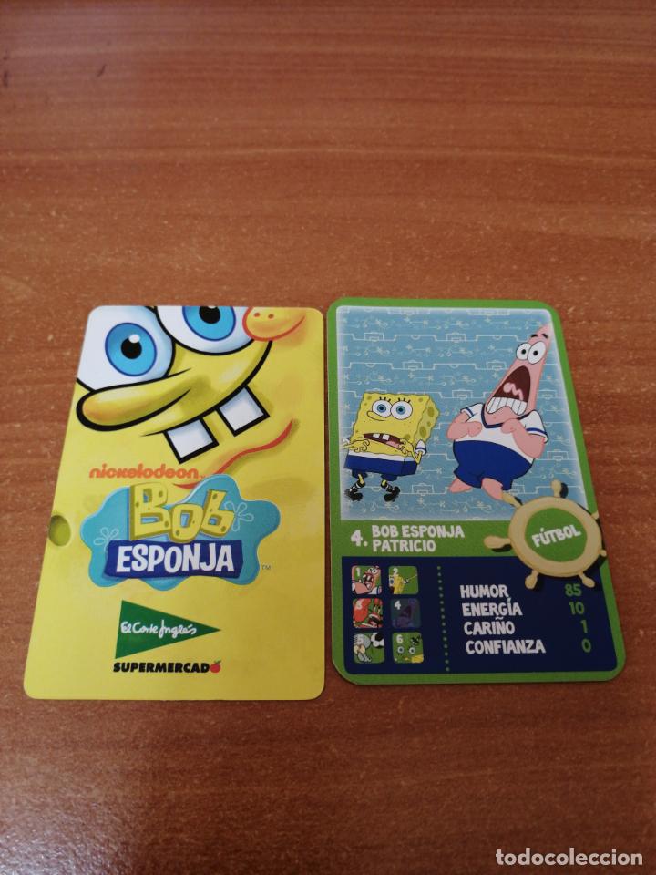 Cromos de F&uacute;tbol: CROMO DE LA COLECCI&Oacute;N BOB ESPONJA EL CORTE INGLES (FUTBOL N&ordm;4)