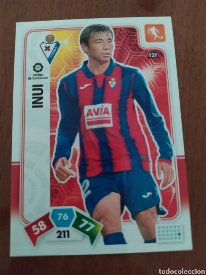 Cromos de f&uacute;tbol: Inui 121 Panini Adrenalyn XL Eibar - Foto 1
