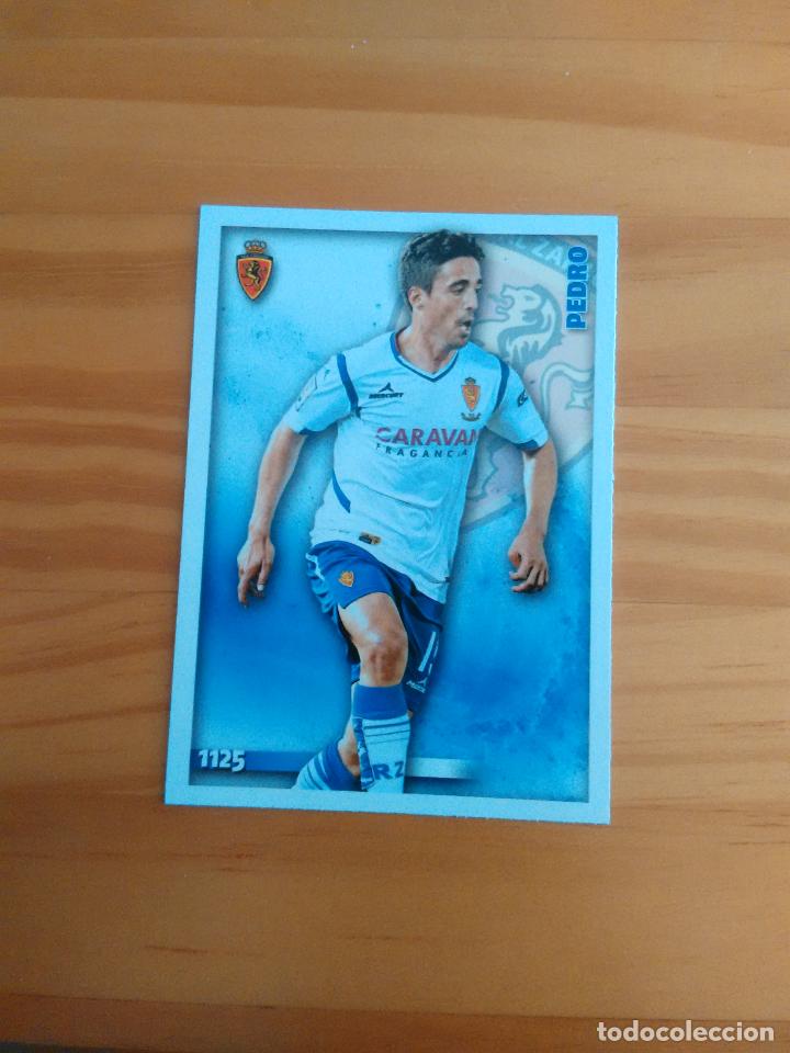 Figurine di Calcio: N&ordm; 1125 PEDRO ZARAGOZA UH &Uacute;LTIMA HORA - CROMO FICHAS F&Uacute;TBOL MUNDICROMO 2014-2015 LIGA 14-15 PLATINUM