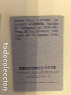 Cromos de f&uacute;tbol: ESTE 74-75 CHIRRI IMPECABLE NUNCA PEGADO - Foto 2