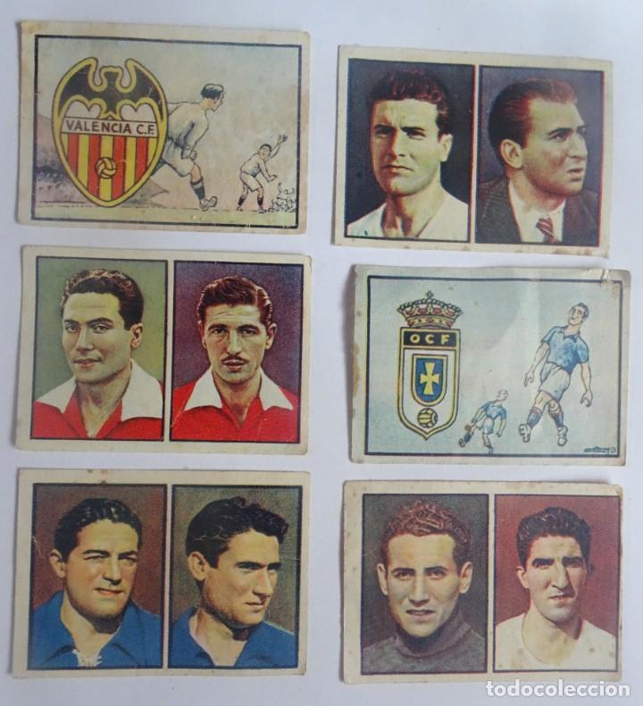 Cromos de F&uacute;tbol: LOTE 6 CROMOS F&Uacute;TBOL COLECCION 2&ordm; ALBUM GALLINA BLANCA, VER FOTOS