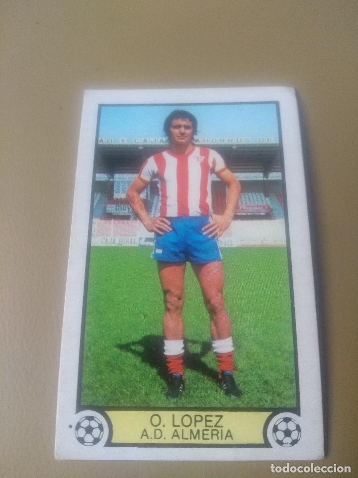 Cromos de F&uacute;tbol: ESTE 79 80 1979 1980 o lopez almeria sin pegar