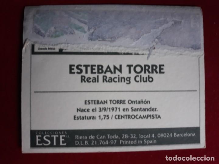 Cromos de f&uacute;tbol: LIGA ESTE 1997 1998 BAJA ESTEBAN TORRE SANTANDER VENTANILLA - Foto 2