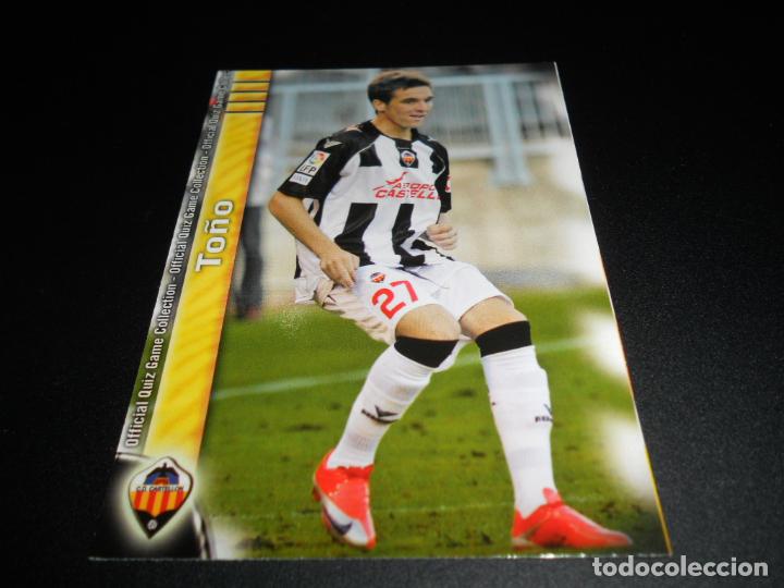 Cartes &agrave; collectionner de Football: 1253 TO&Ntilde;O CASTELLON CROMOS ALBUM MUNDICROMO LIGA FUTBOL QUIZ GAME 2009-2010 09-10