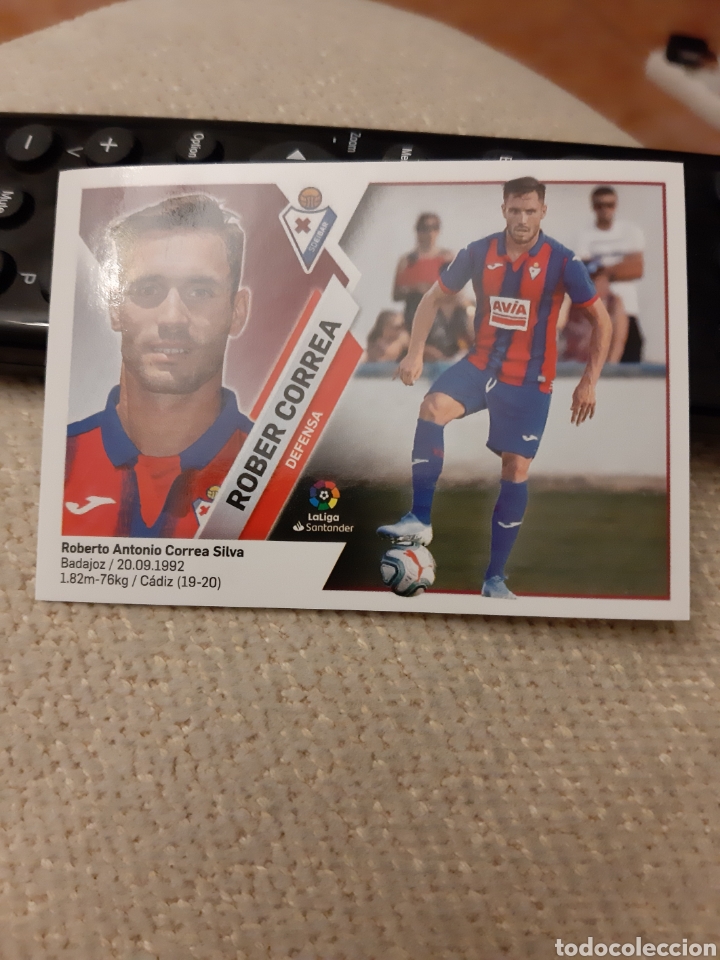 Cromos de f&uacute;tbol: EDICIONES ESTE PANINI 2019 2020 COLOCA ROBER CORREA EIBAR - Foto 1