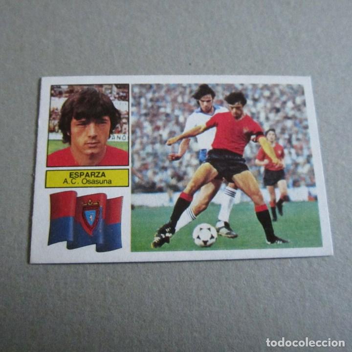 Cromos de f&uacute;tbol: ESPARZA.A.C.Osasuna.Cromo de futbol.Ediciones Este.Liga 82-83.Nunca pegado.