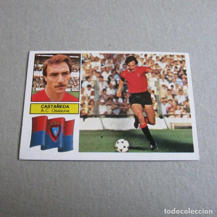 Cromos de f&uacute;tbol: CASTA&Ntilde;EDA A.C.Osasuna.Cromo de futbol.Ediciones Este.Liga 82-83.Nunca pegado.
