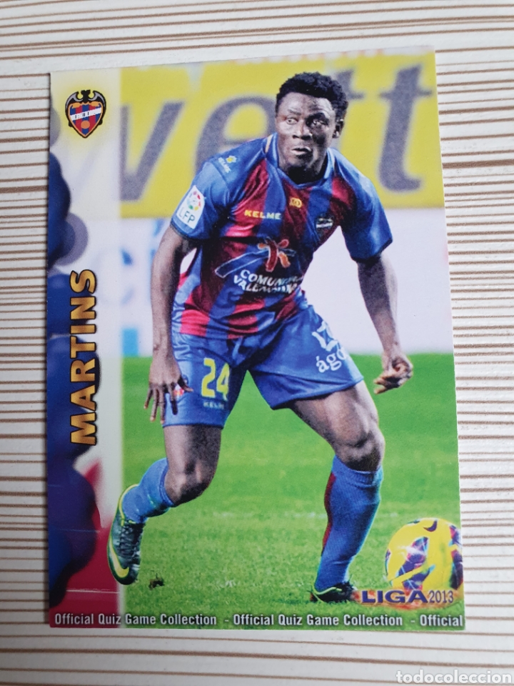 Cromos de f&uacute;tbol: 1261 MARTINS(LEVANTE)-MUNDICROMO 2012 2013 PLATINUM 12 13