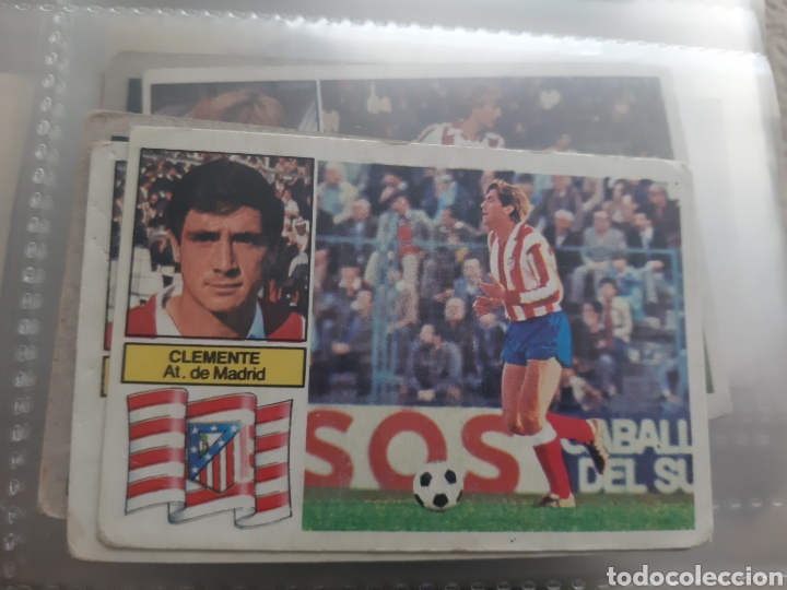 Cromos de f&uacute;tbol: EDICIONES ESTE 82 83 ATCO MADRID SIN PEGAR CLEMENTE - Foto 1