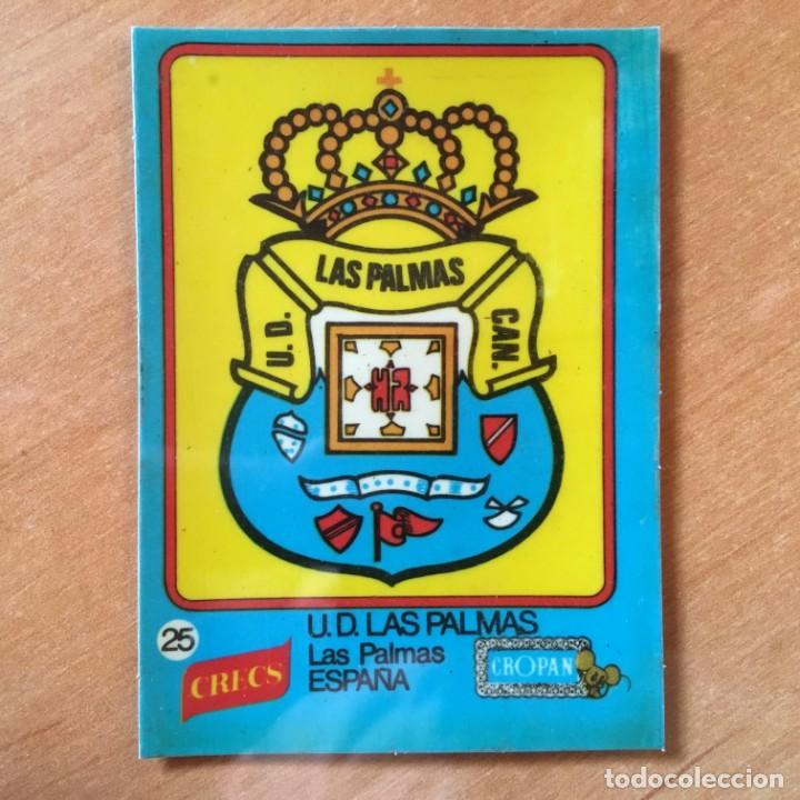 Cromos de F&uacute;tbol: Antiguo Cromo Pl&aacute;stico Crecs Cropan n&ordm; 25 de - Escudos Futbol Grandes Equipos de Europa -