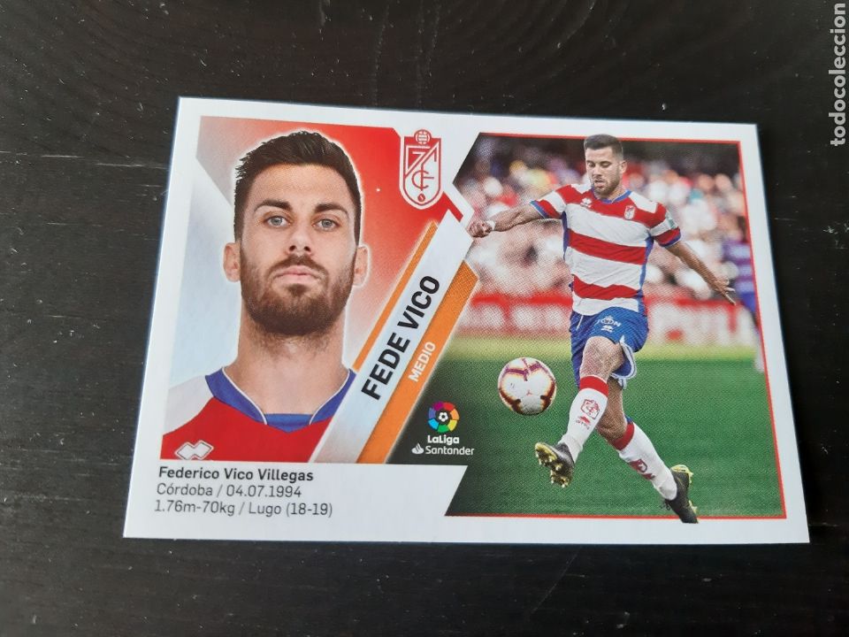 Cromos de f&uacute;tbol: EDICIONES ESTE 2019 2020 GRANADA VICO - Foto 1