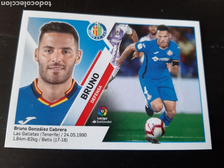 Cromos de f&uacute;tbol: EDICIONES ESTE 2019 2020 GETAFE BRUNO - Foto 1