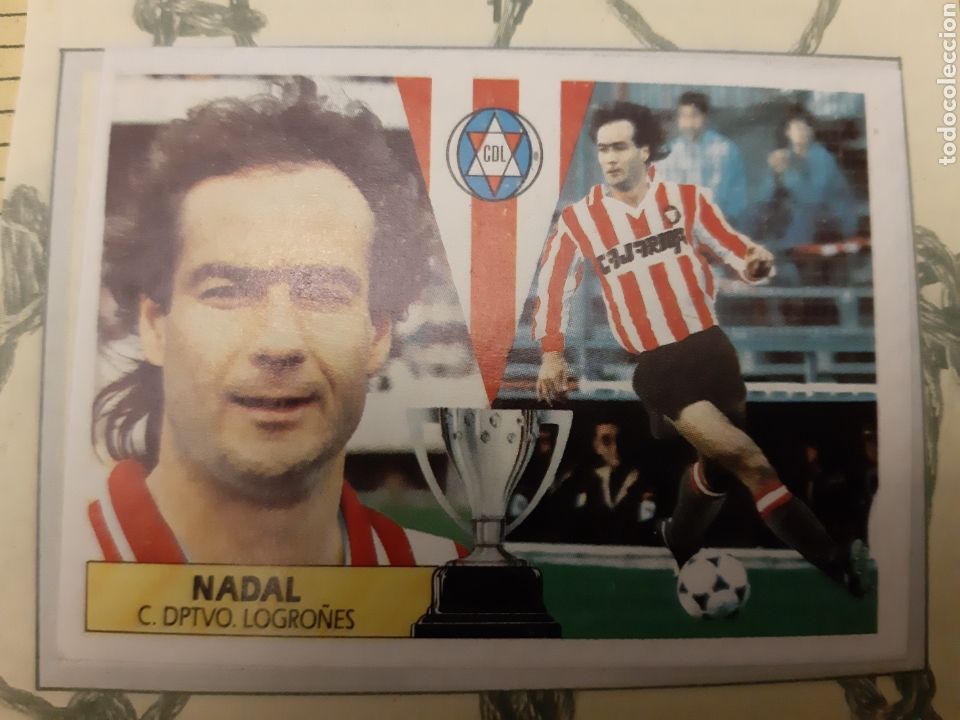 Cromos de f&uacute;tbol: EDICIONES ESTE 87 88 LOGRO&Ntilde;ES RECORTADO NADAL - Foto 1