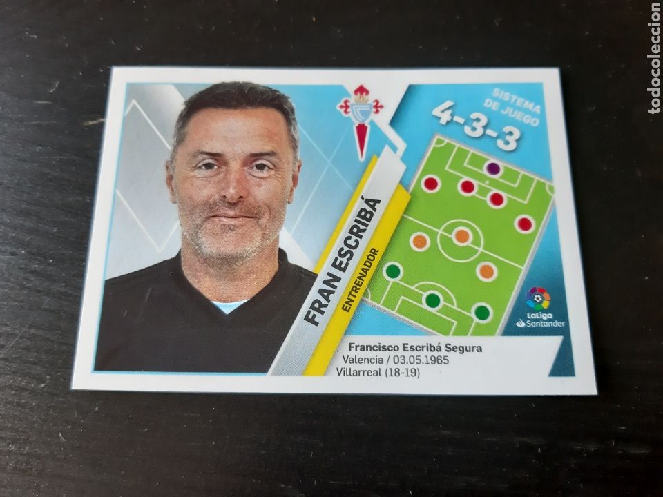 Cromos de f&uacute;tbol: EDICIONES ESTE PANINI 2019 2020 ESCRIBA CELTA - Foto 1