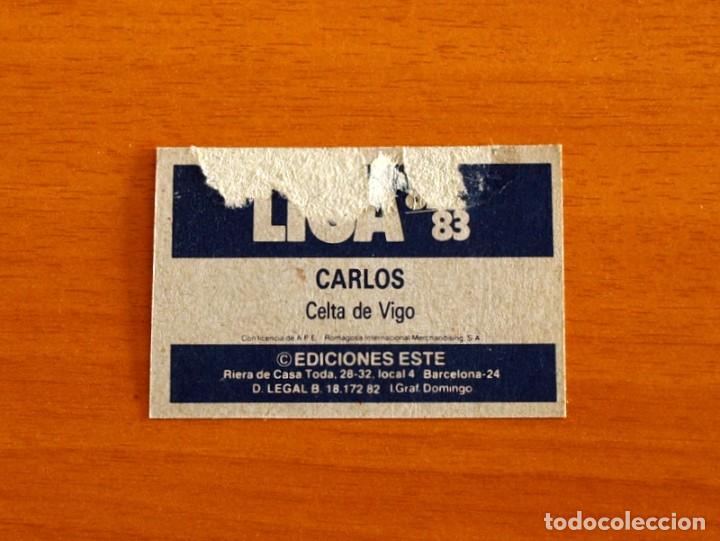 Cromos de f&uacute;tbol: Celta - Carlos - Ediciones Este 1982-1983, 82-83 - Foto 2