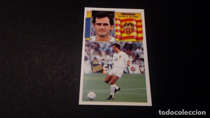 Figurine di Calcio: FERNANDO VALENCIA EDICIONES ESTE LIGA TEMPORADA 90 91 1990 1991 LEER DESCRIPCION